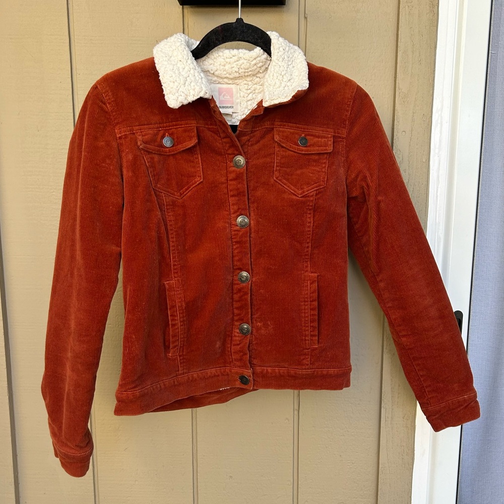 Quicksilver corduroy jacket size XS
